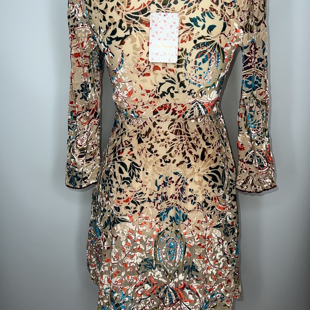 ❤️NWT FREE PEOPLE LONG SLEEVE MINI DRESS - Picture 8 of 17